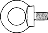 DIN 580 Рым-болт кованый соответствует ГОСТ 4751-73, ISO 3266, высокопрочный с буртиком и канавкой